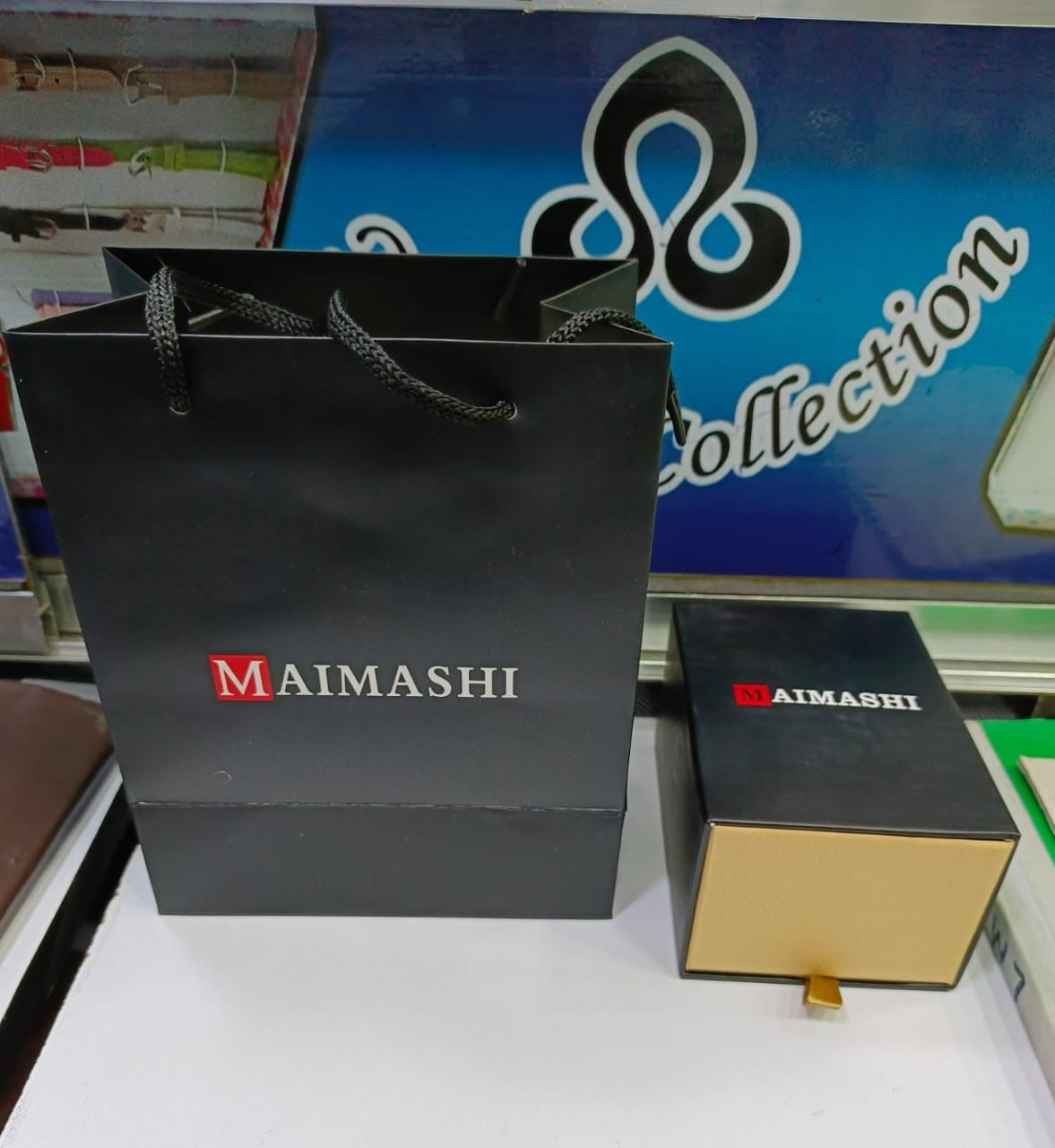 MAIMASHI Black Chronograph Watch for Men - Premium Stainless Steel